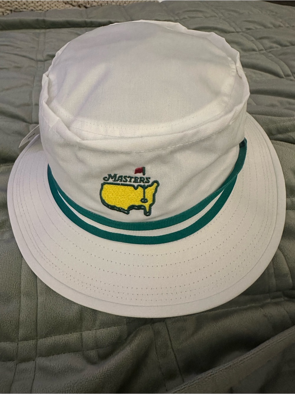 2026 Augusta National Golf Club Masters Bucket Hat White/Green  Brand New!